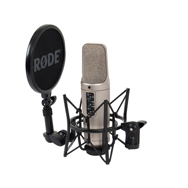 RØDE NT2 A grootmembraan condensatormicrofoon met reflectiescherm