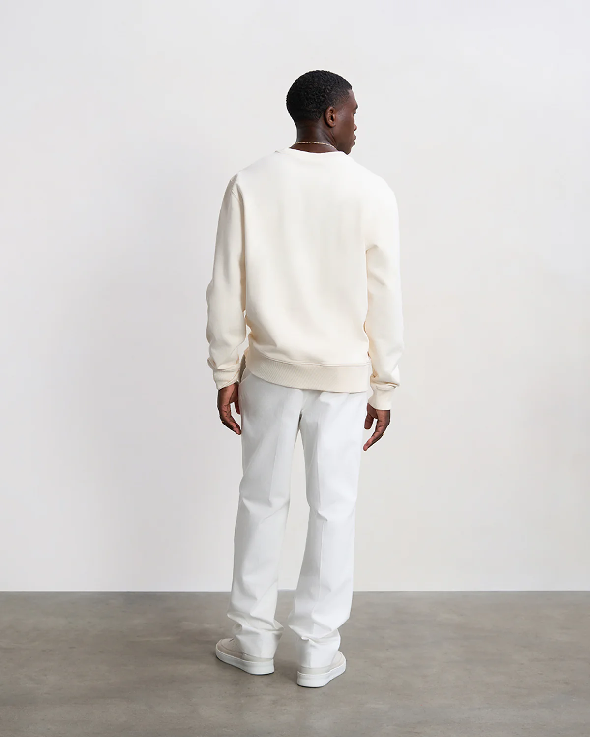Sweatshirt Gowtu Tonal Antique White