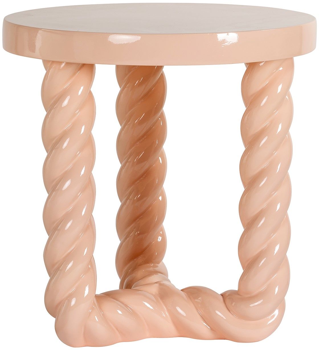 Bijzettafel Roze 212111 Rosly ⌀45  x H46 cm