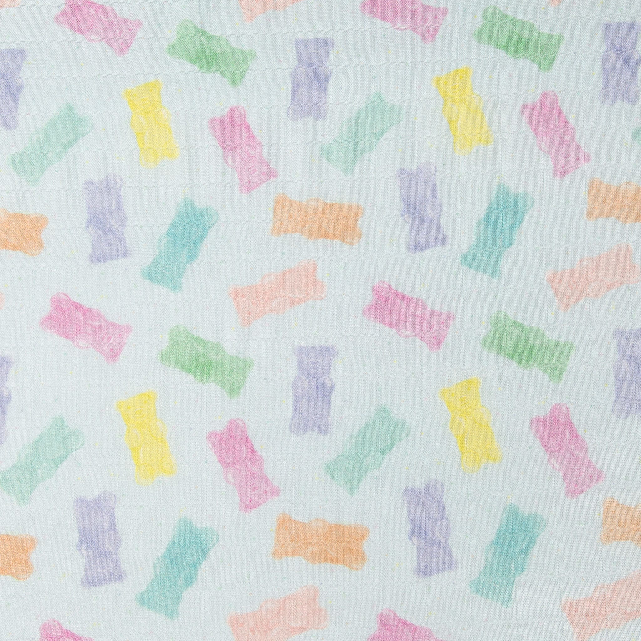 Loulou Lollipop Couverture Mousseline Bambou - Gummy Bear