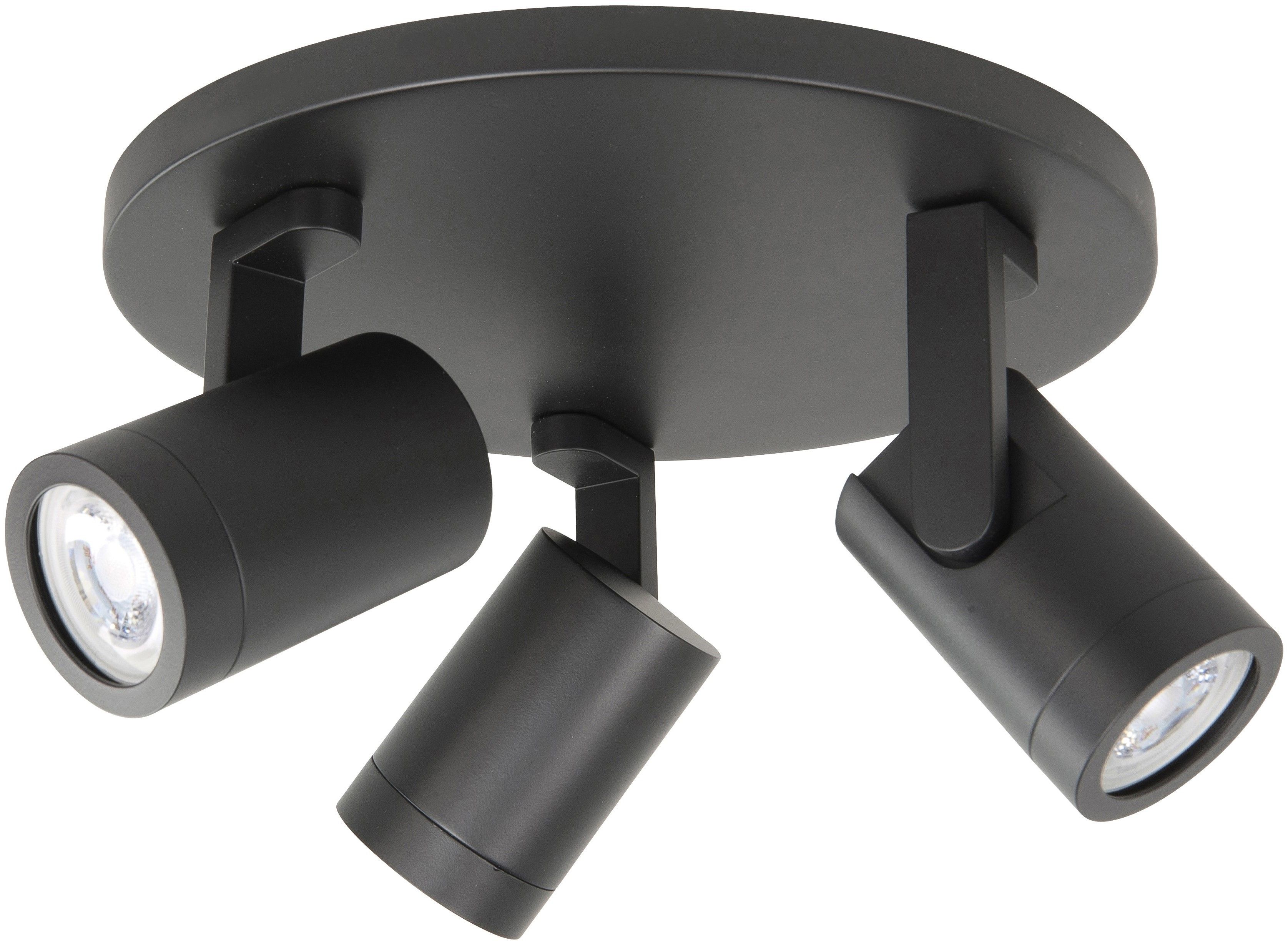 Plafondlamp Zwart Halo B25 x D25 cm