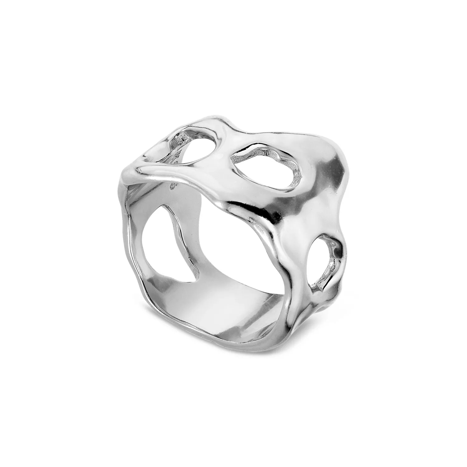 Jane Kønig Medium Butterfly Ring Sølv MBR-HS23-S