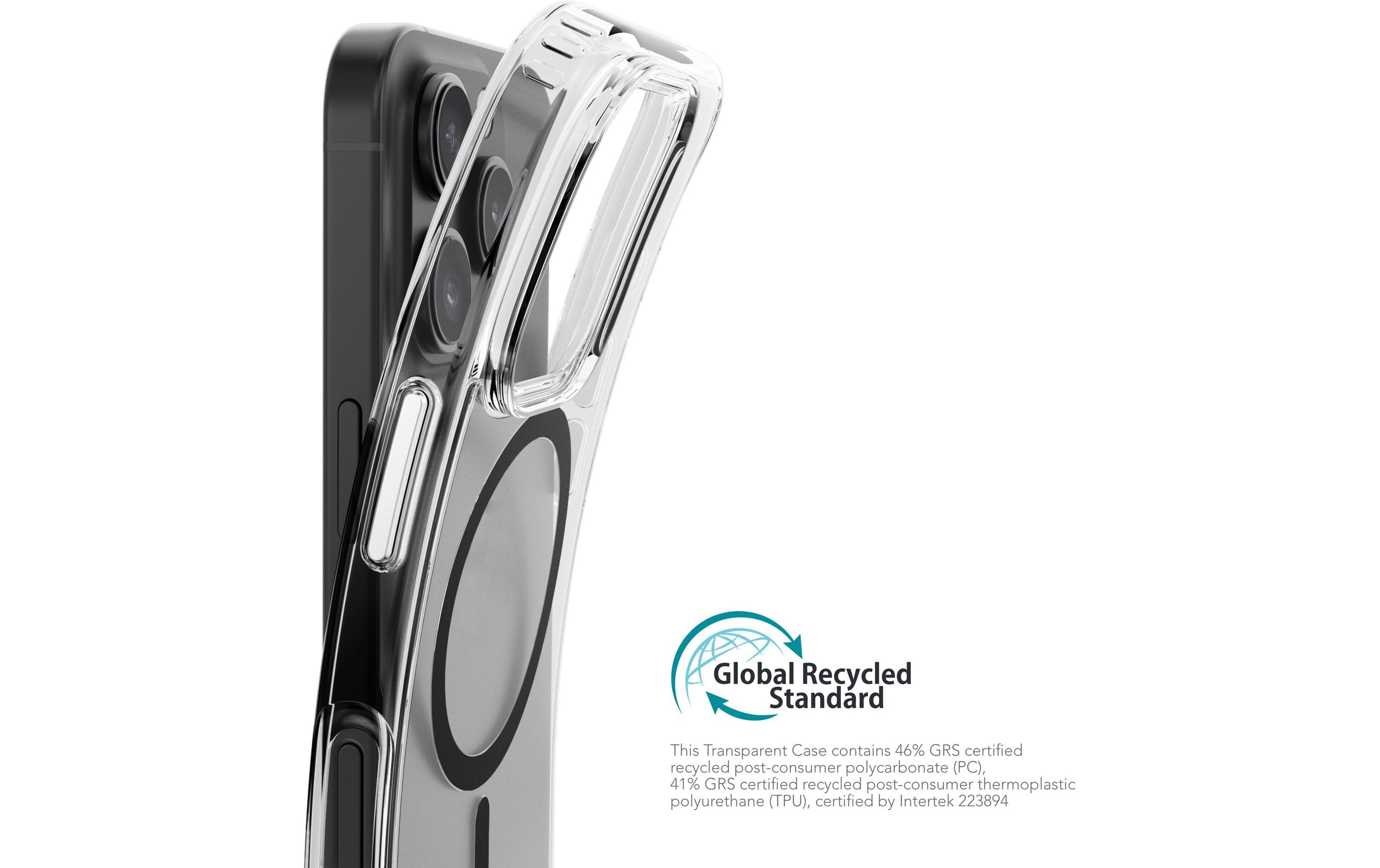 Back Cover Transparent iPhone 16 Pro Max BlackSilicone Backcover für das Apple iPhone 16 Pro Max