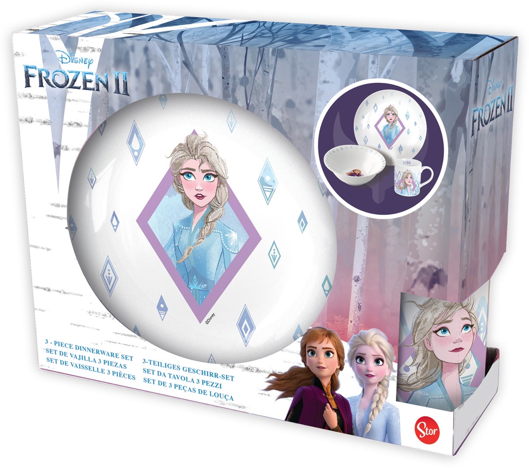 Stor - Gavesæt med 3 dele - Disney Frost