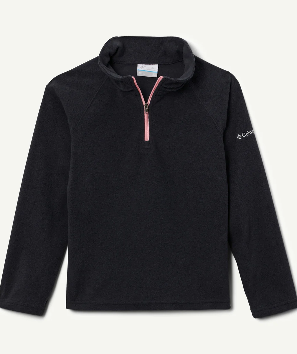 COLUMBIAPULL FILLE EN POLAIRE À DEMI-ZIP GLACIAL NOIR