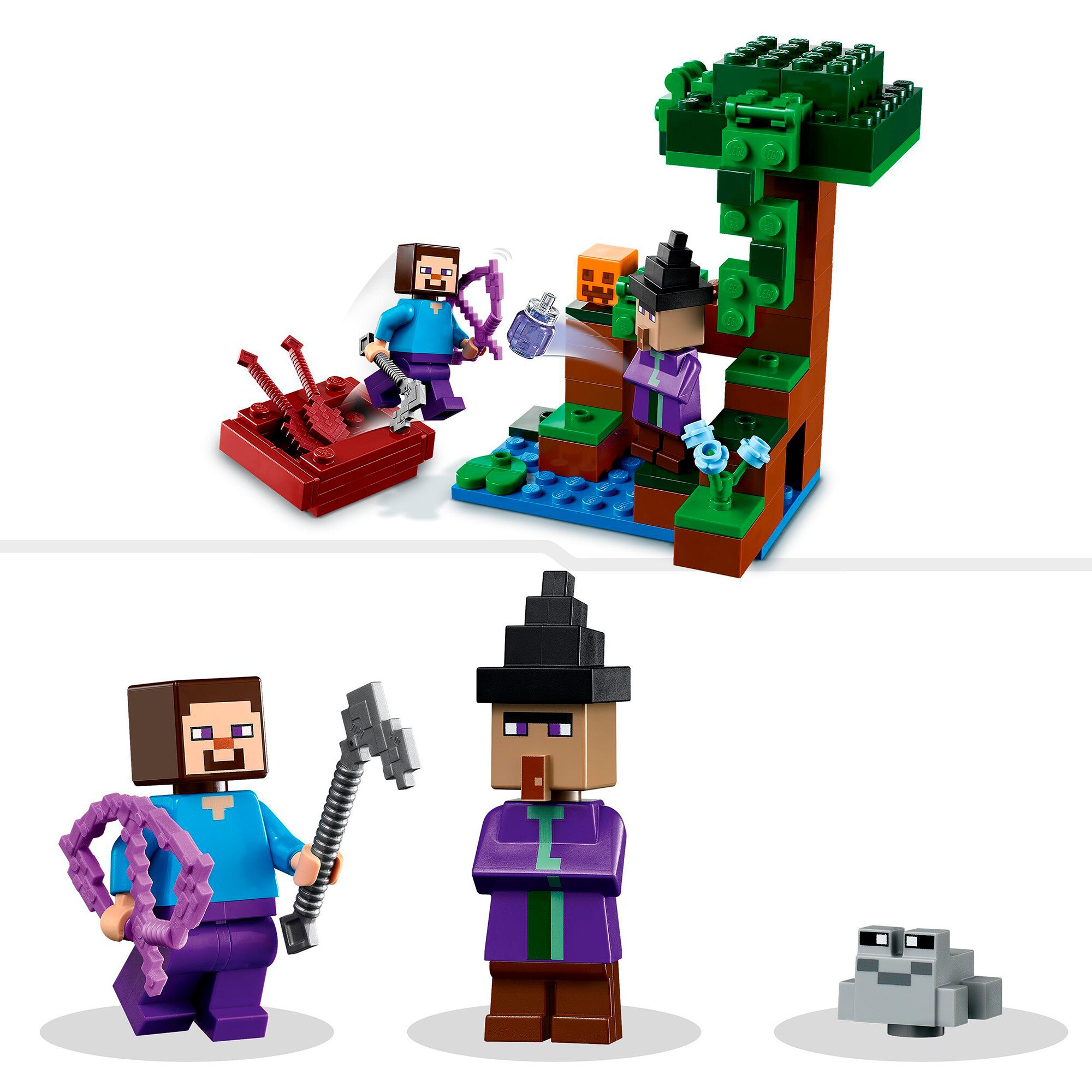 LEGO Konstruktionsspielzeug Minecraft Die Kürbisfarm