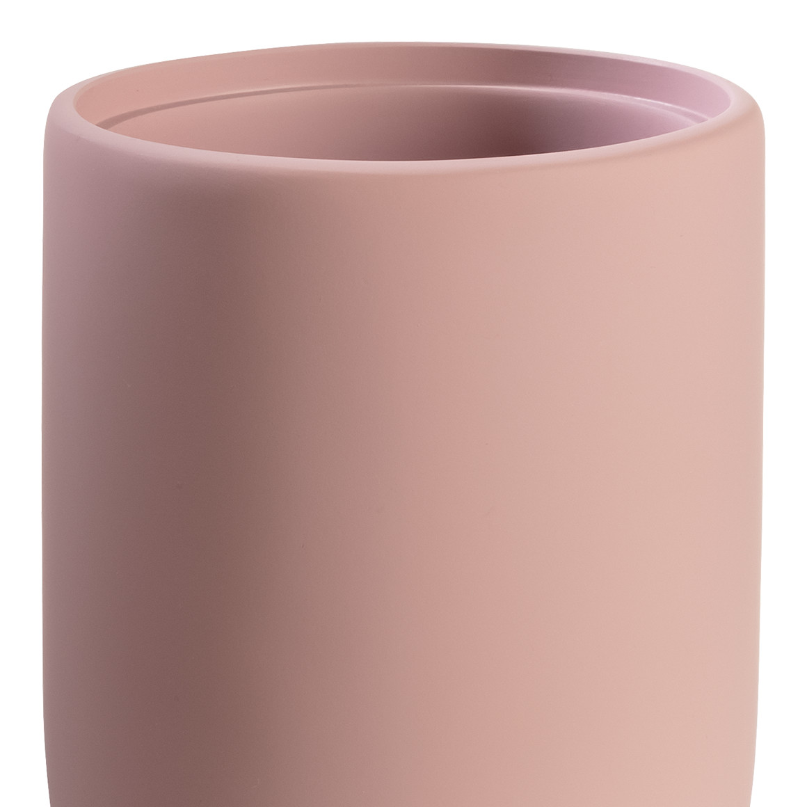 My Home Zahnputzbecher mit Soft-Touch-Oberfläche rosa