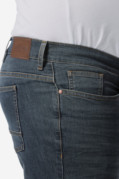 John F. Gee Jeans Bauchfit, Denim, Straight Fit, 5-Pocket, bis 72