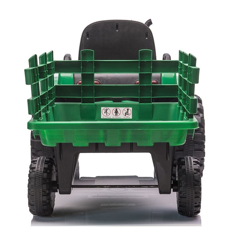 Azeno - Elbil - Farmer Powermax 24V med lædersæde og gummihjul.