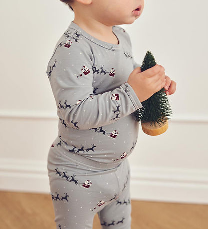 Müsli Body L/æ - Santa - Jasmin Blue