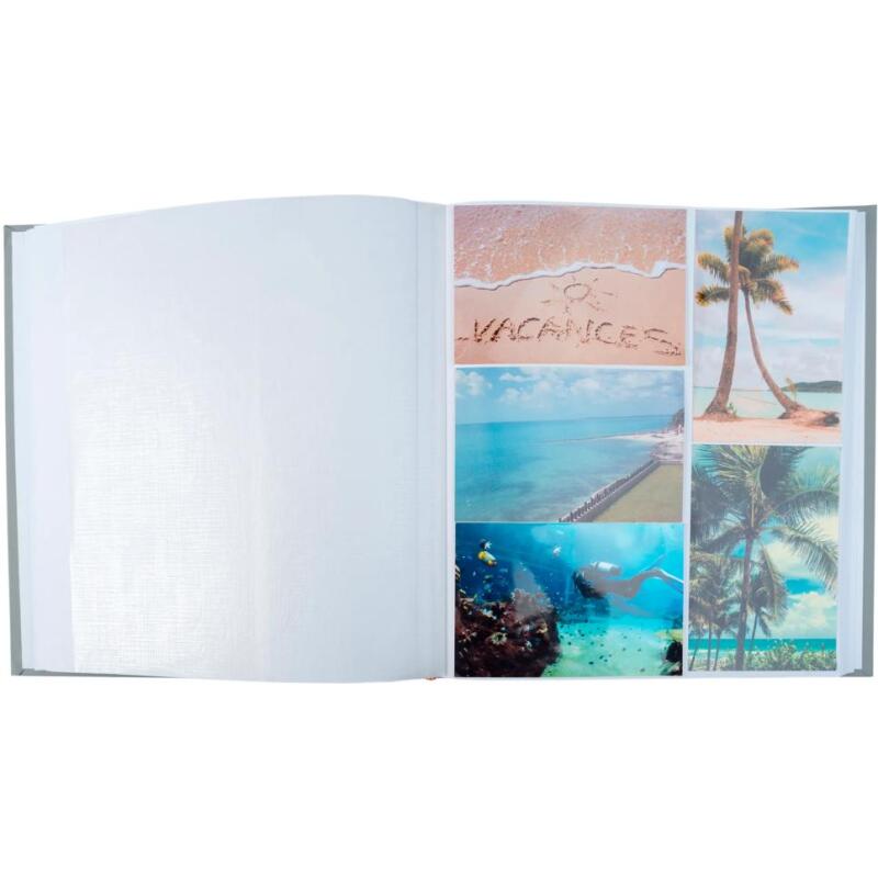 Album photo livre 60 pages blanches AutentiK - Bleu gris