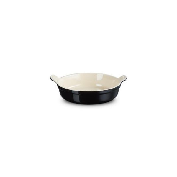 Le Creuset Tabuleiro Redondo 24cm Heritage, Negro Onix 61129241400007