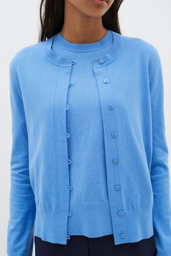 InWear KellsieIW Cardigan Crispy blue