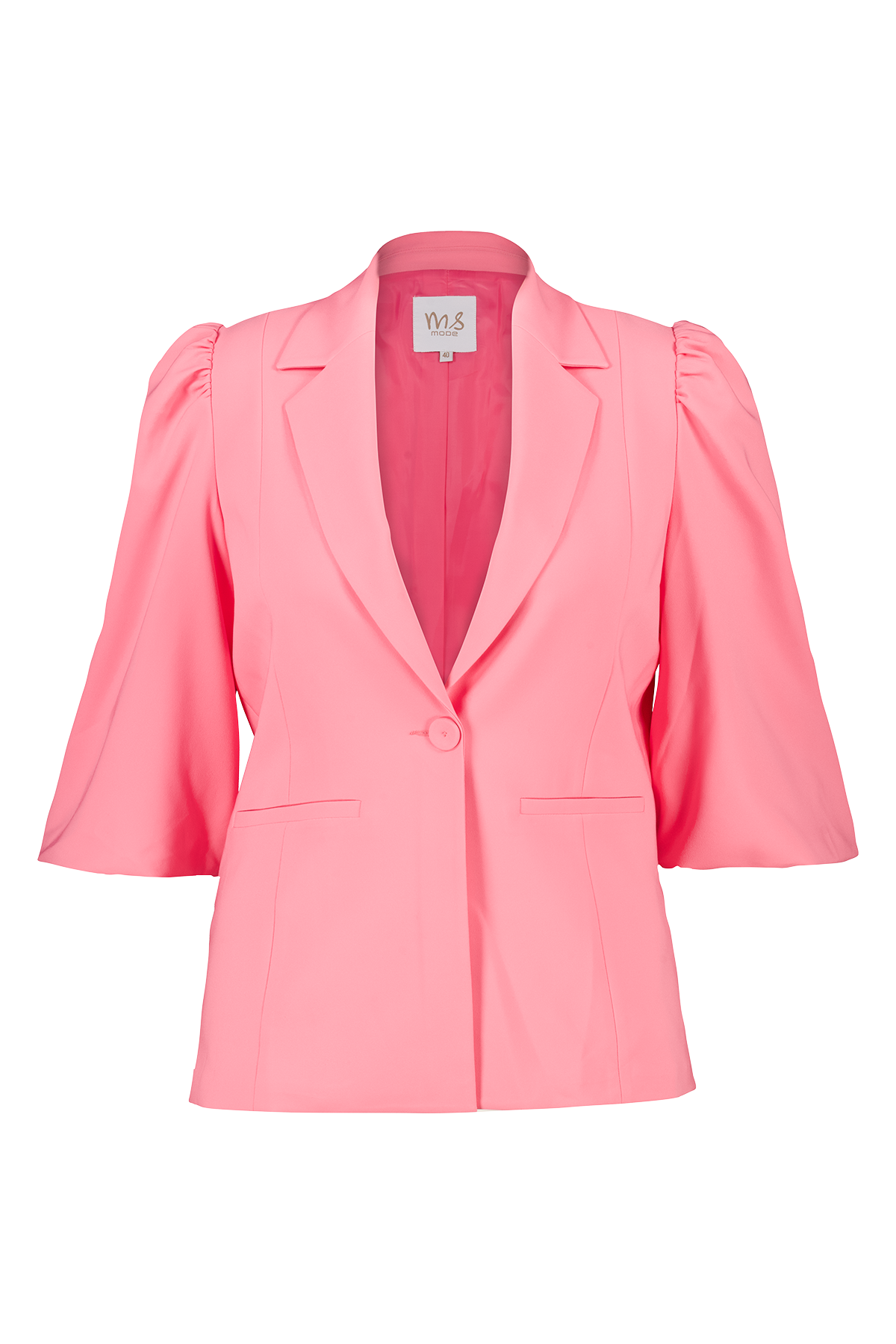 Blazer met pofmouwen Pink
