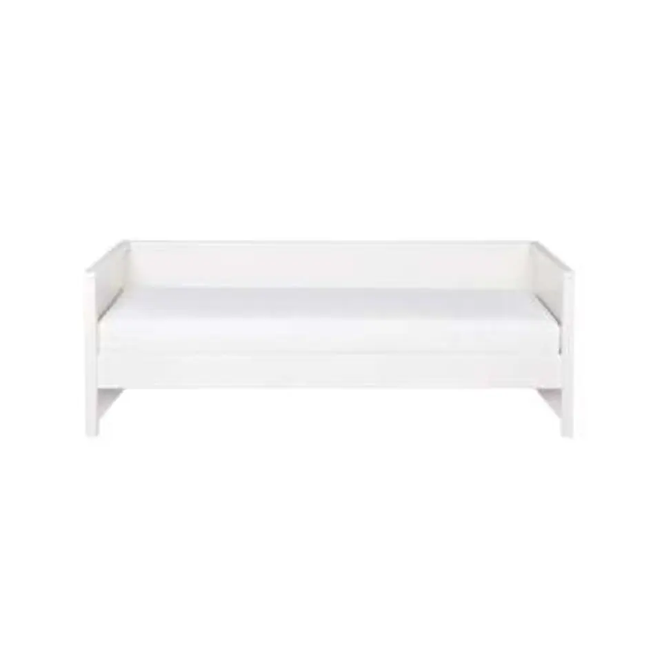 WOOOD Nikki Bedbank Excl Lade - Grenen - Wit - 100x73x208