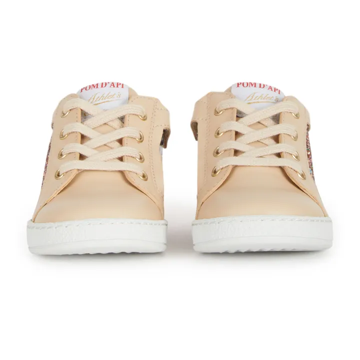 Pom d'Api Baskets Mousse Zip Top x Smallable | Beige