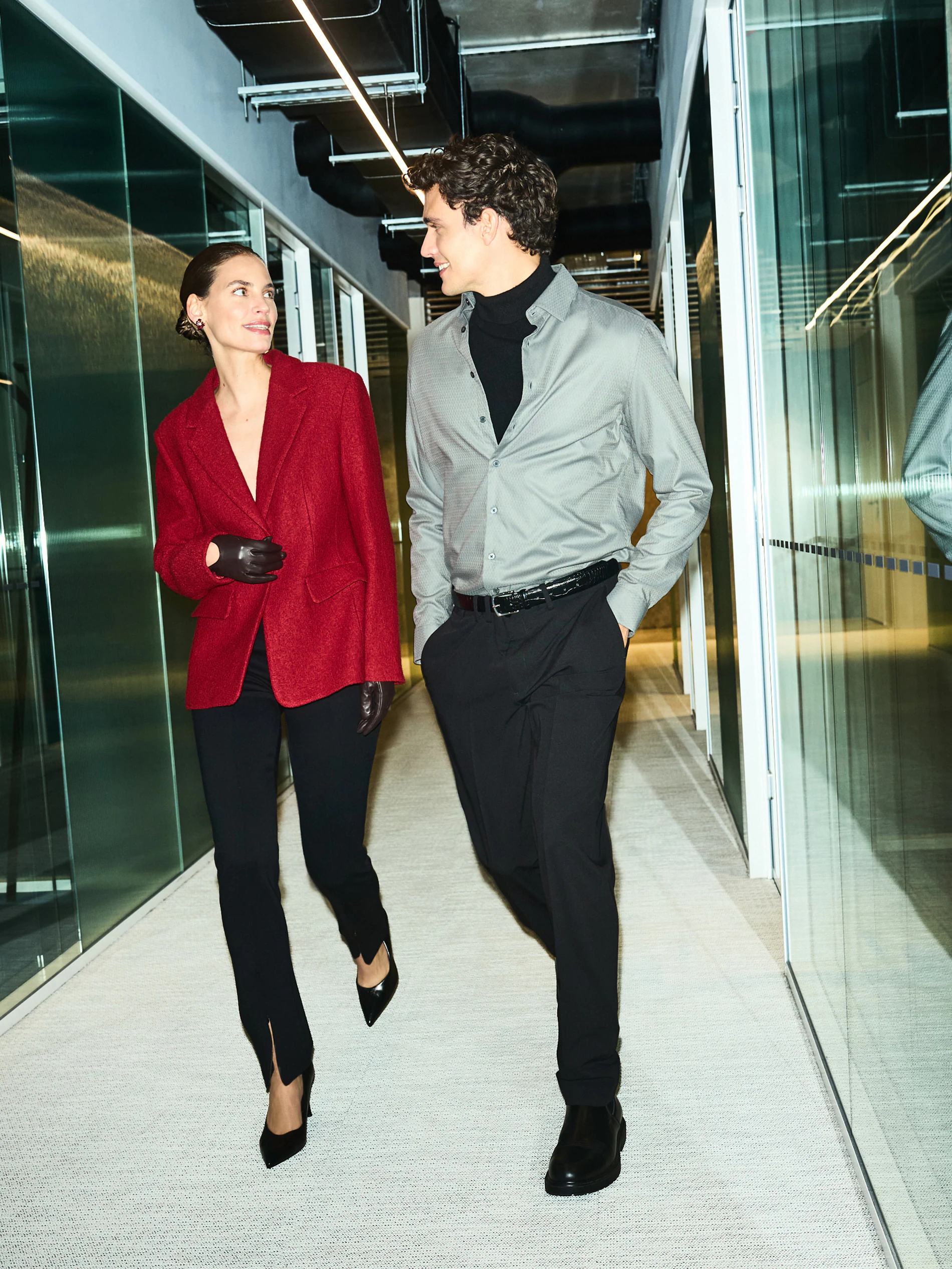 Anzughose in Slim-Fit
