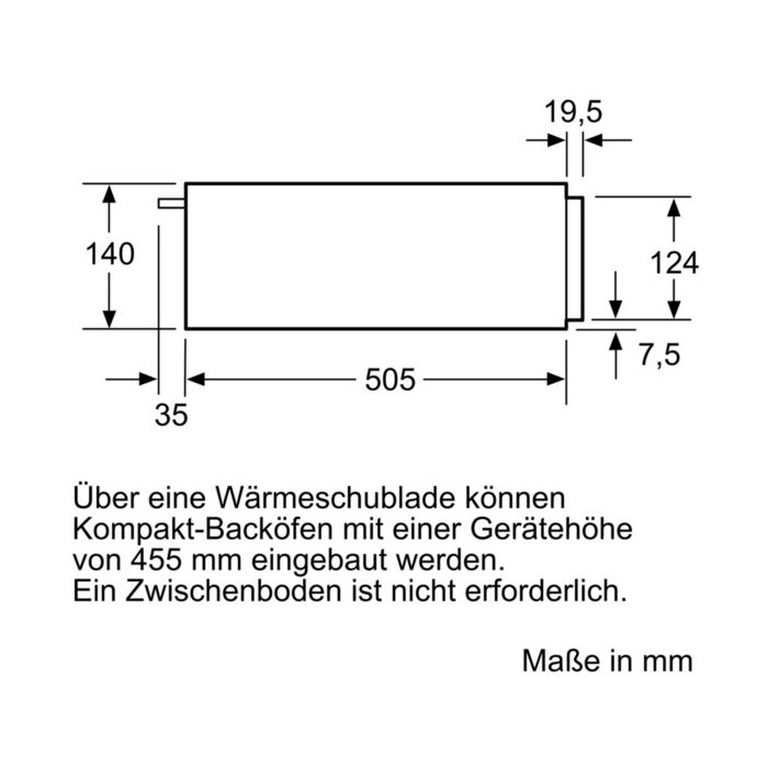 Bosch Wärmeschublade BIC510NS0