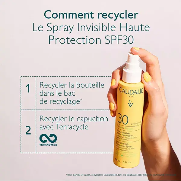 Caudalie Vinosun Protect Spray Invisível Alta Proteção FPS 30 150 ml