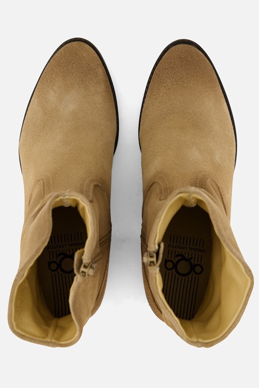 Aqa Cowboylaarzen taupe Suede