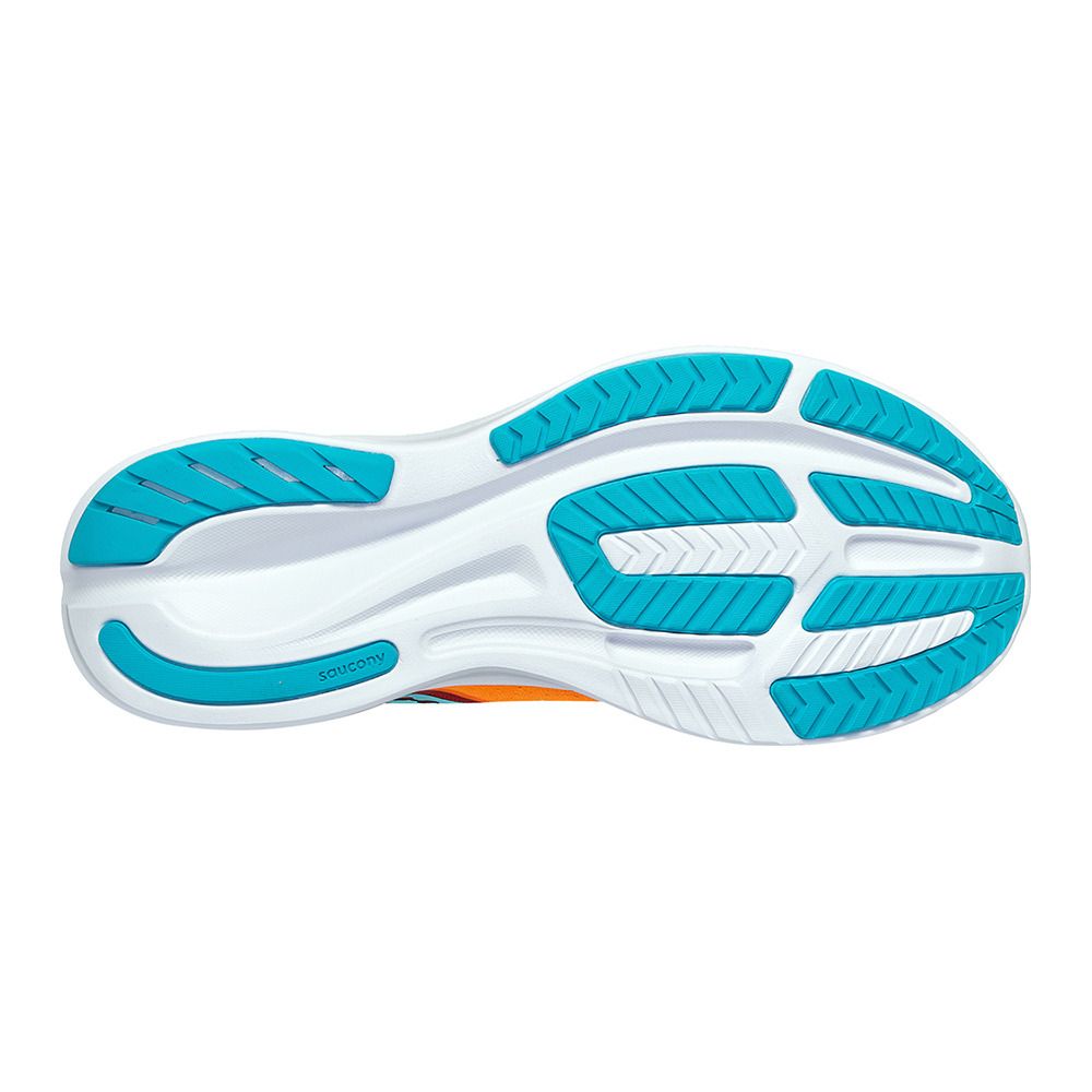 Saucony RIDE 16 - Chaussures running Homme marigold/lava