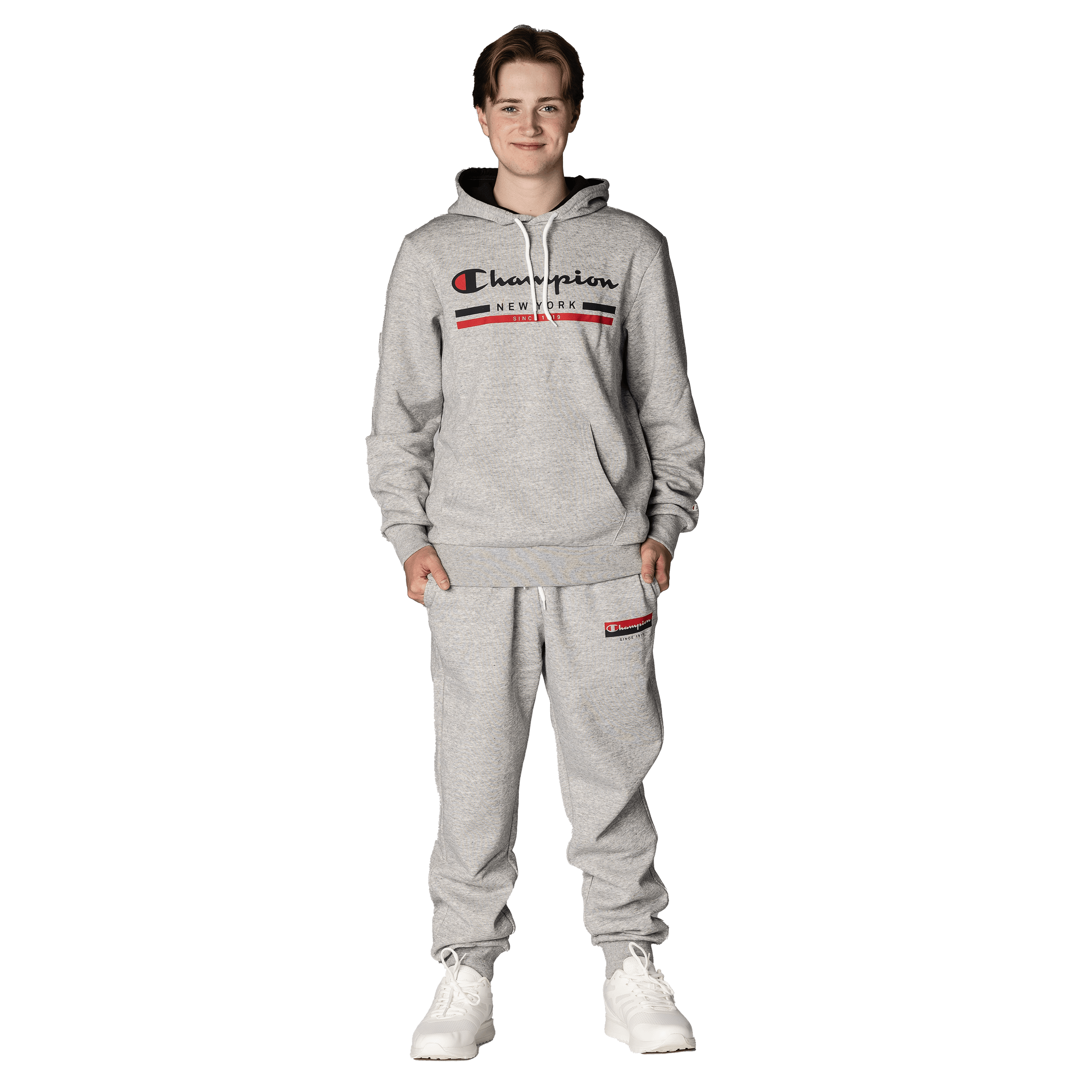 Champion Hooded Sweatshirt - Fritid og bomull
