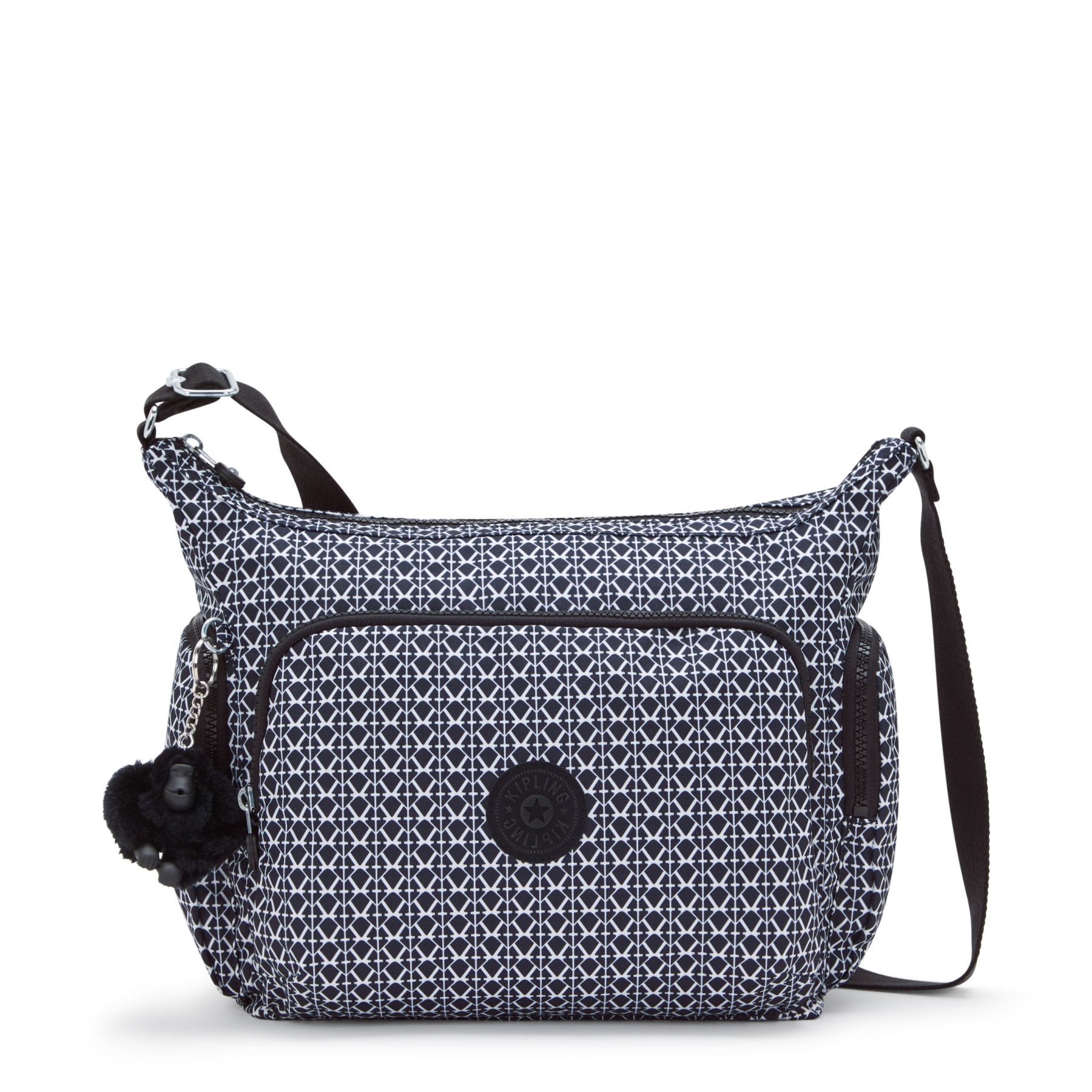 GABB Grand sac à bandoulière avec sangle réglable - Signature Print