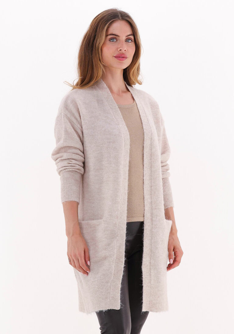 SELECTED FEMME beige selected femme vest lulu new ls knit long cardigan b