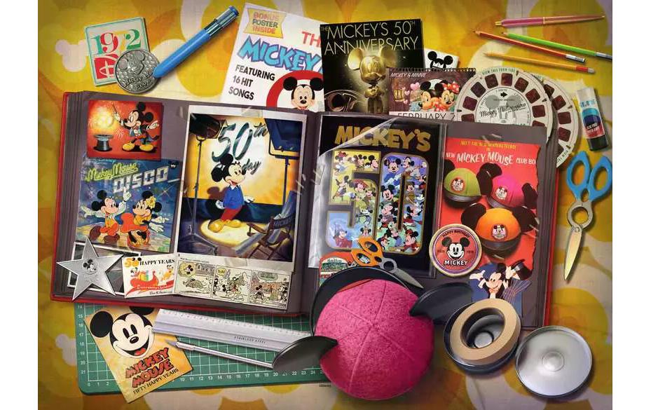 Puzzle 1970 Mickey MomentsLiebevoll gestaltete Sammleredition