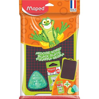 Maped - Kit ardoise noire avec accessoires - 20 x 28 cm
