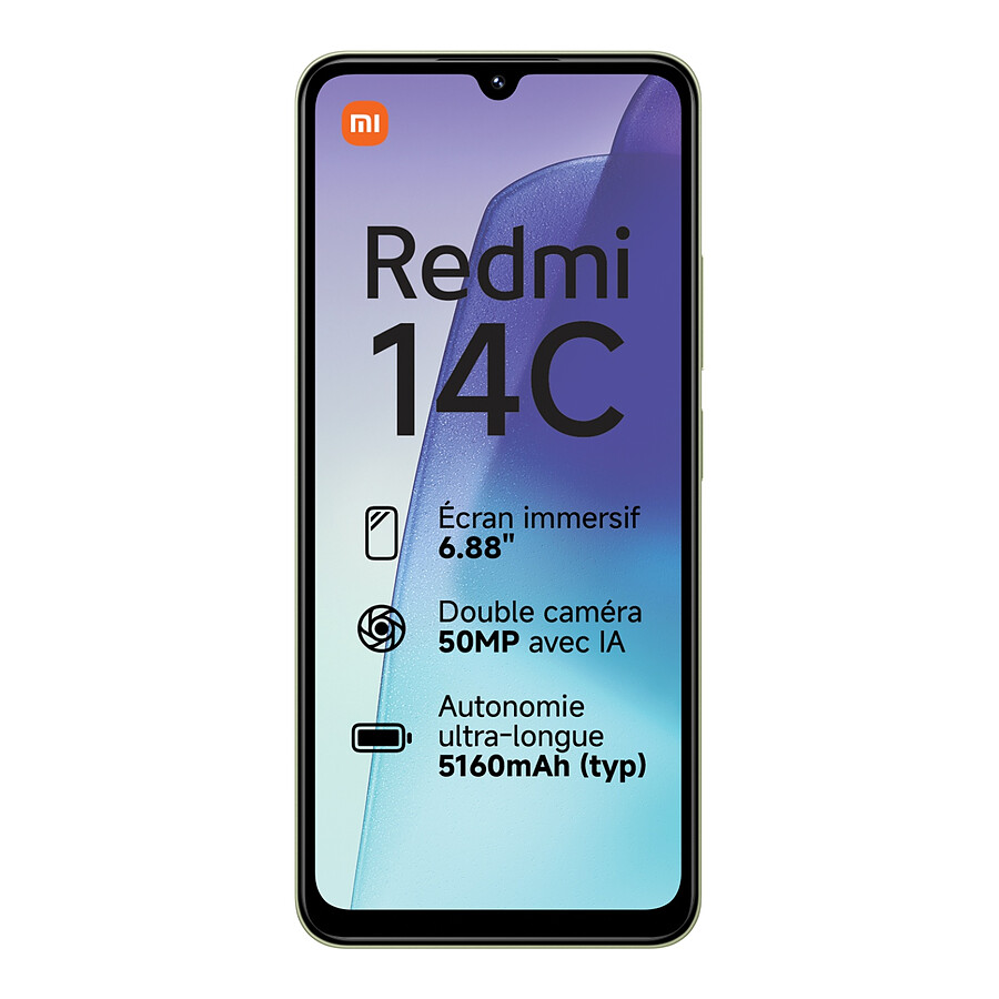 Xiaomi Redmi 14C (Vert) - 128 Go