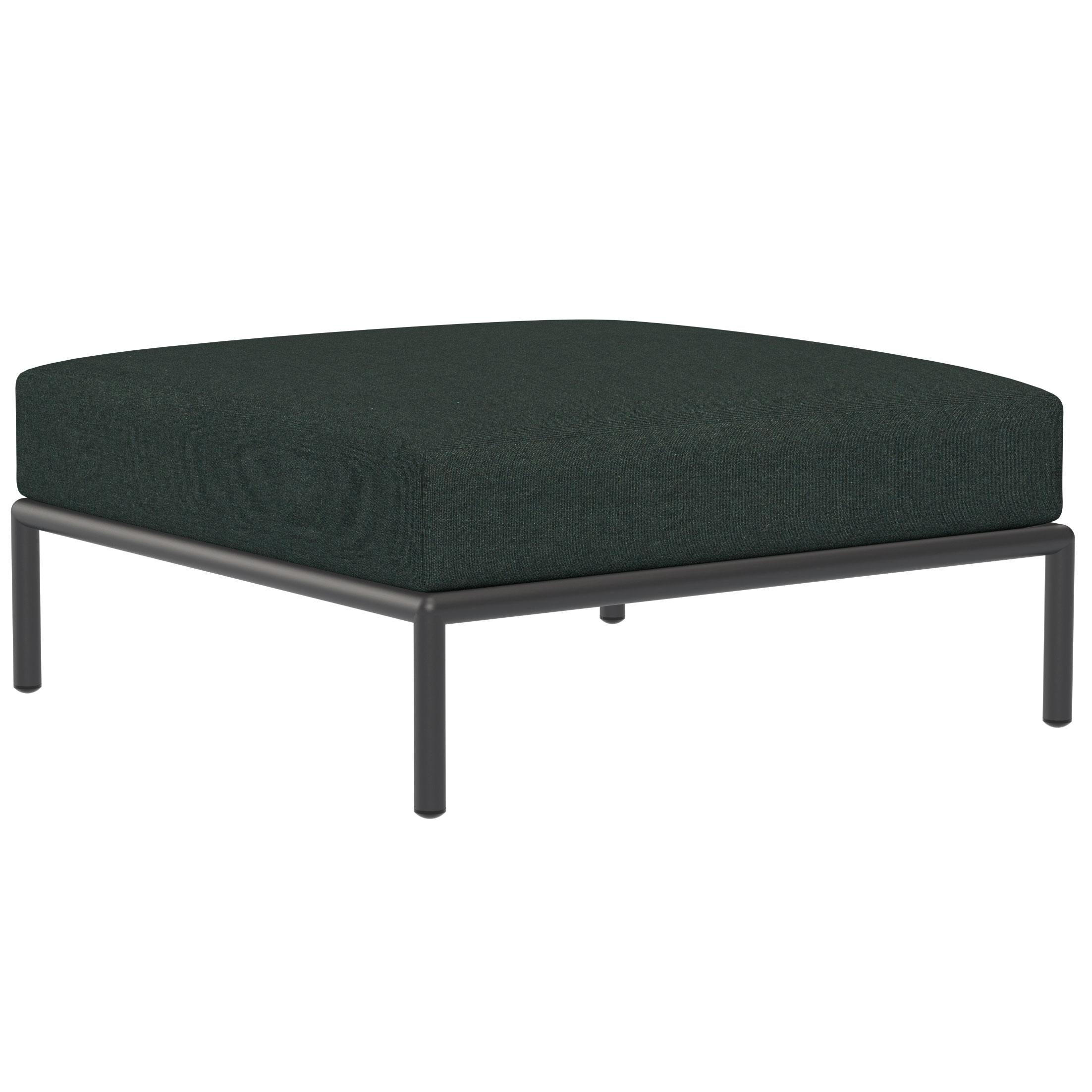 Houe Level2 Ottoman voetenbank Dark Grey frame Alpine