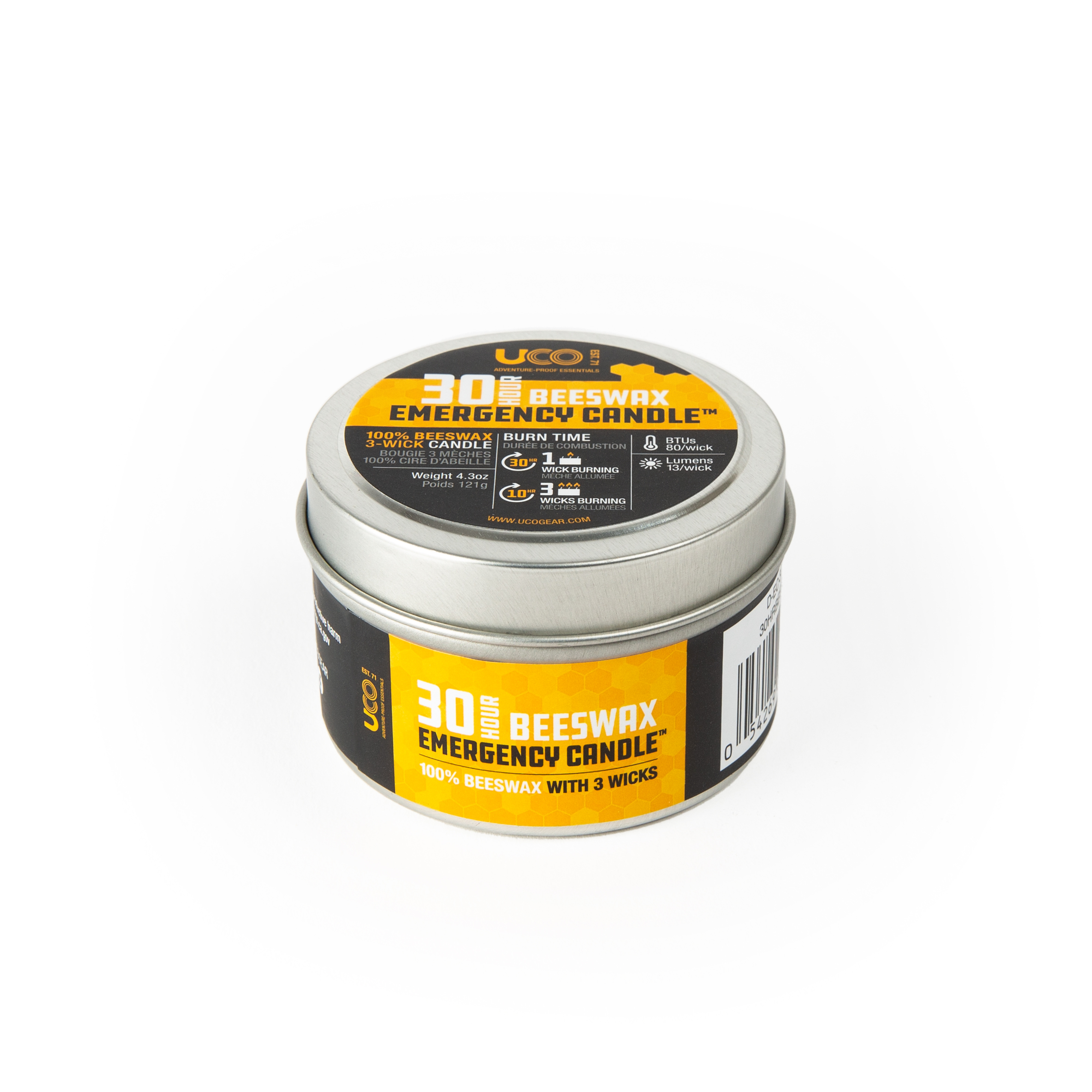 30-Hour Emergency Candle Beeswax