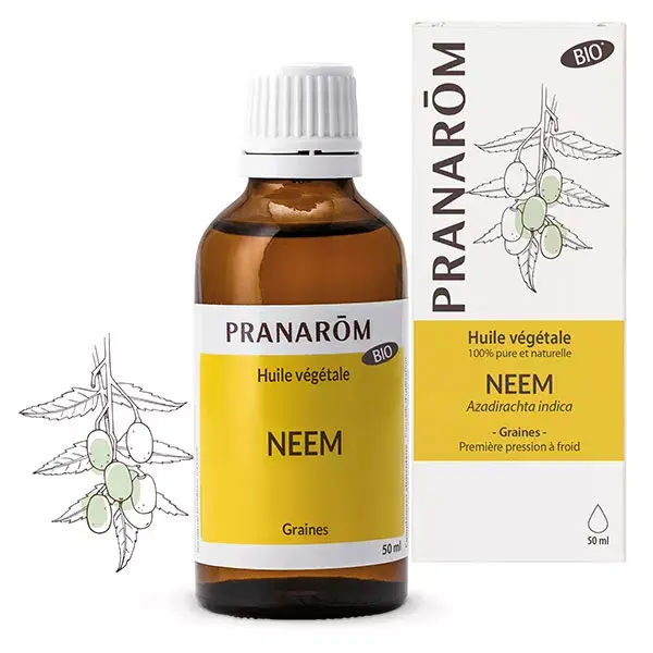 Óleo Vegetal de Neem Orgânico Pranarom 50ml