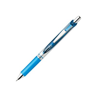 Pentel Energel - Roller rétractable - 0,7 mm - bleu clair