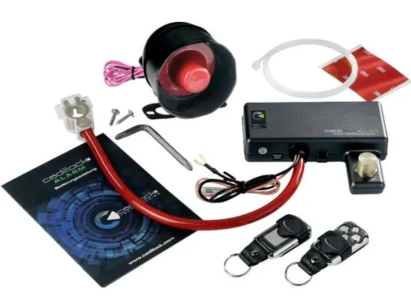 Cadillock Alarm Plus Bilalarm-system Startspærre, Vibrationssensor, Inkl. fjernbetjening 12 V
