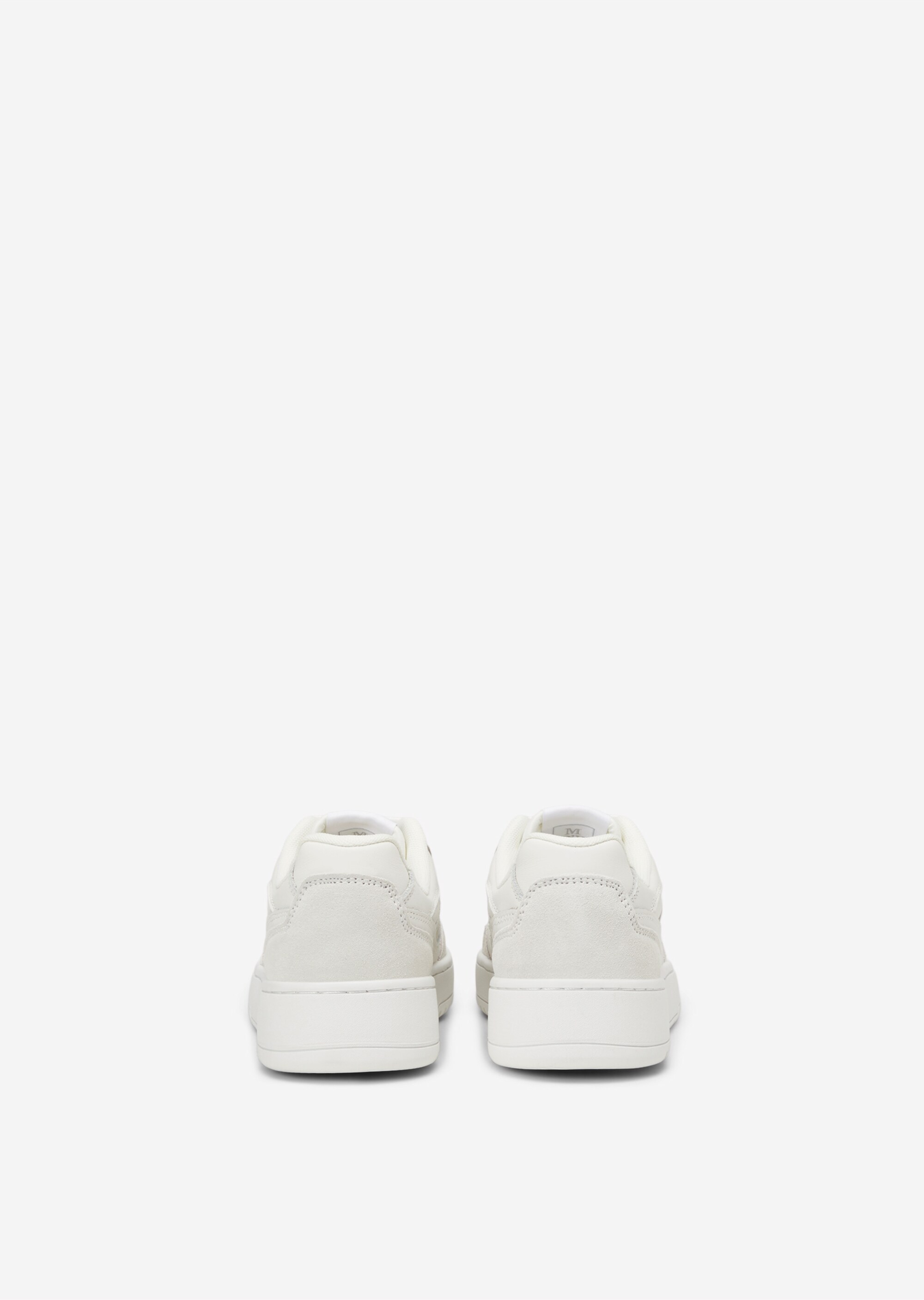 Sneaker aus Rindleder-Mix
