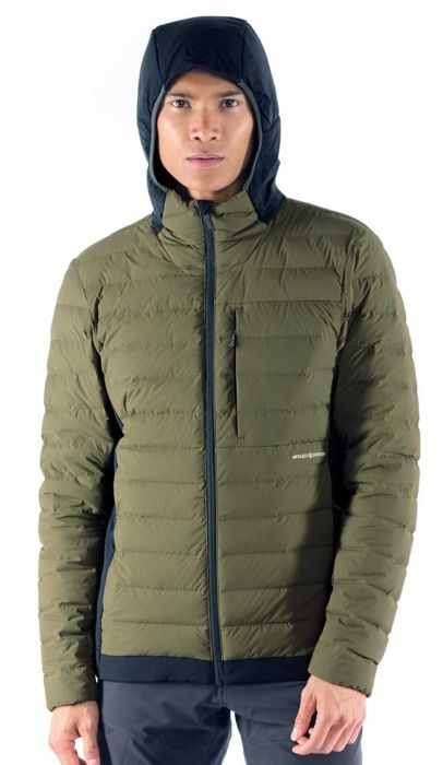 Divide Fusion Stretch Hoodie Men dunjakke