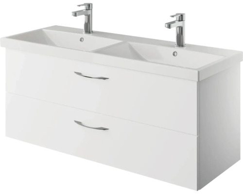 Pelipal Xpressline 4035 wastafelmeubel, BxHxD 116 x 48,2 x 43,5 cm, frontkleur: glanzend wit, 4035.151101