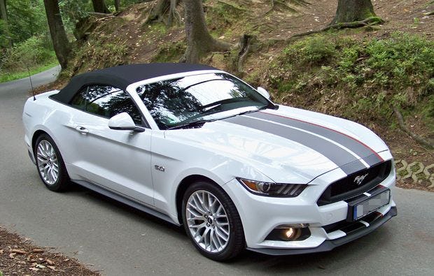 Mustang GT Cabrio Fahrt in Weißenborn als Geschenk