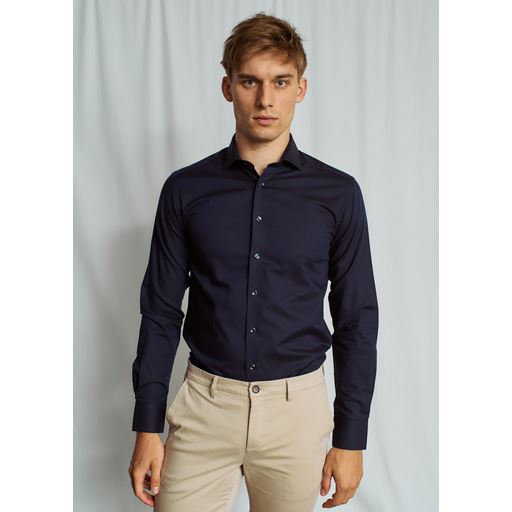 Bruun & Stengade Carmelo Skjorte, Navy, 43