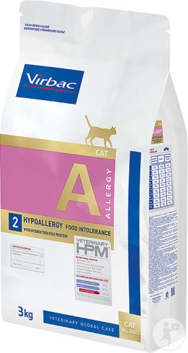 Virbac Veterinary HPM Cat Allergy A2 Intolérances Alimentaires 3kg