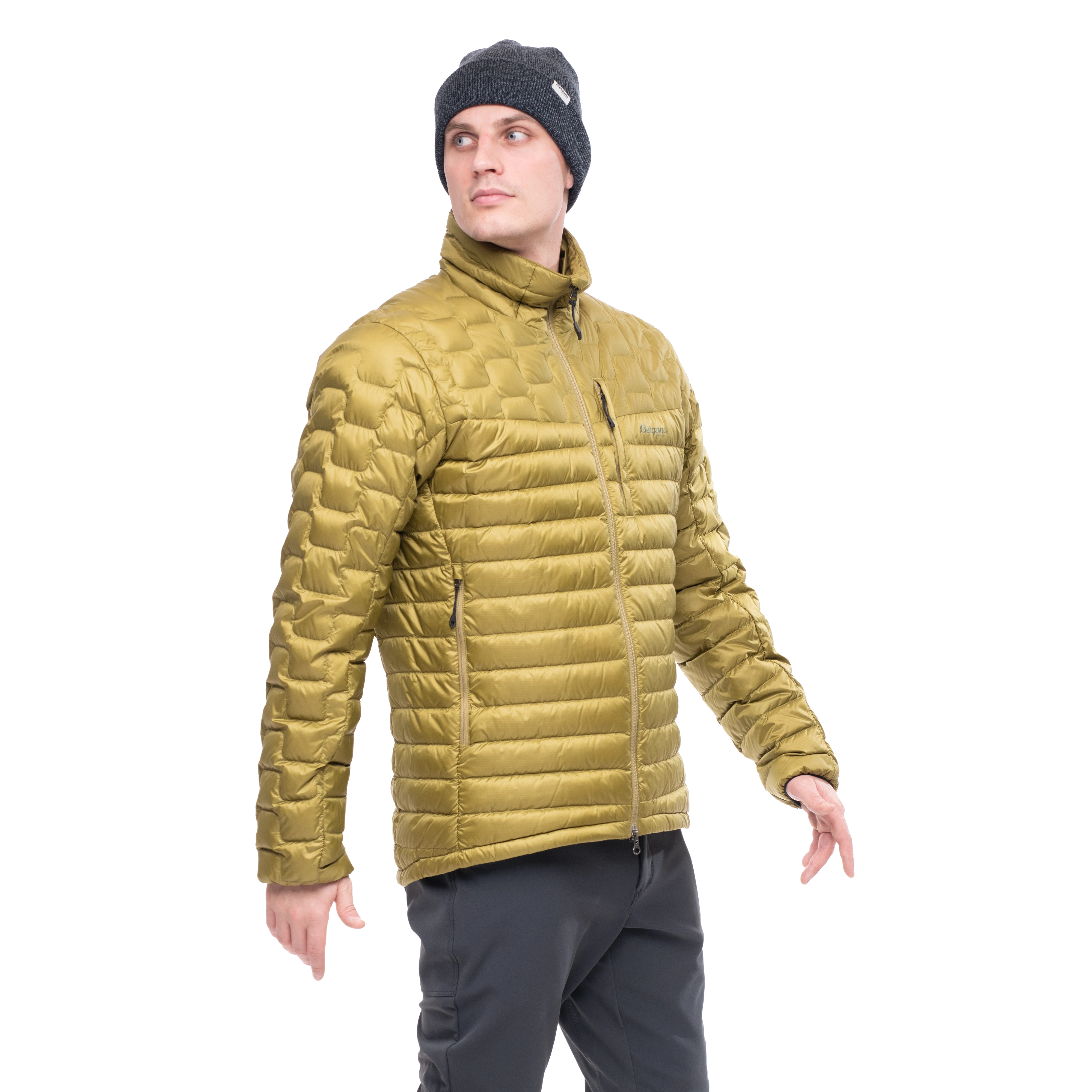 Magma Light Down Jacket Men Olive Green