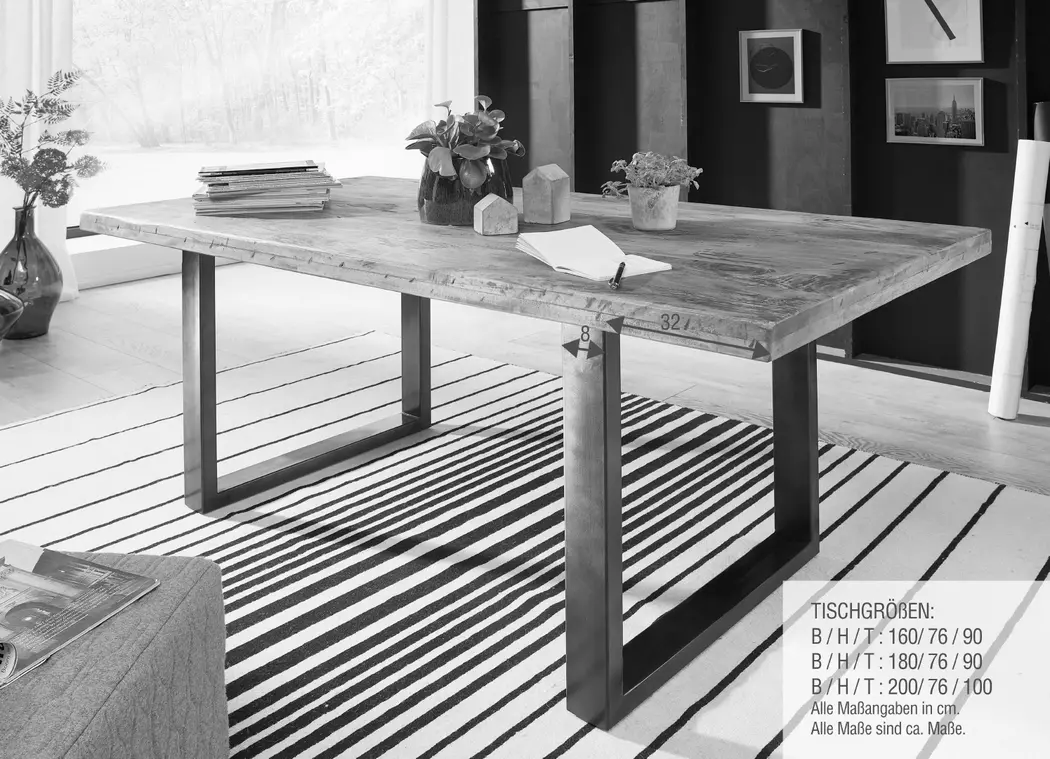Esstisch Ruston 160 x 90 cm