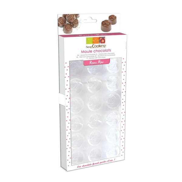 Moule rigide chocolat rose Scrapcooking