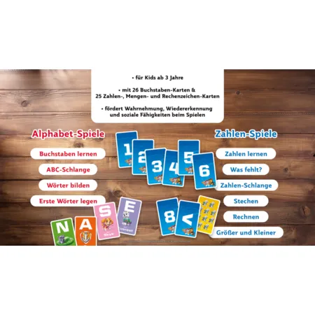 ASS Altenburger Lernspiel Paw Patrol – Zahlen&Buchstaben