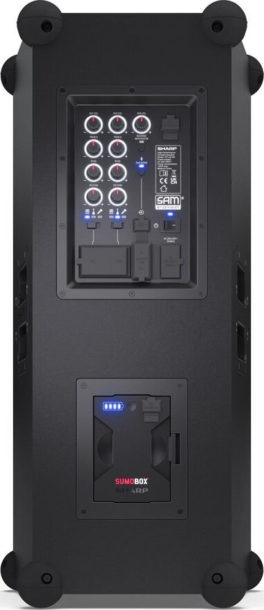 Sharp - Sumobox Cp-Ls100 - Højtydende Bærbar Højttaler