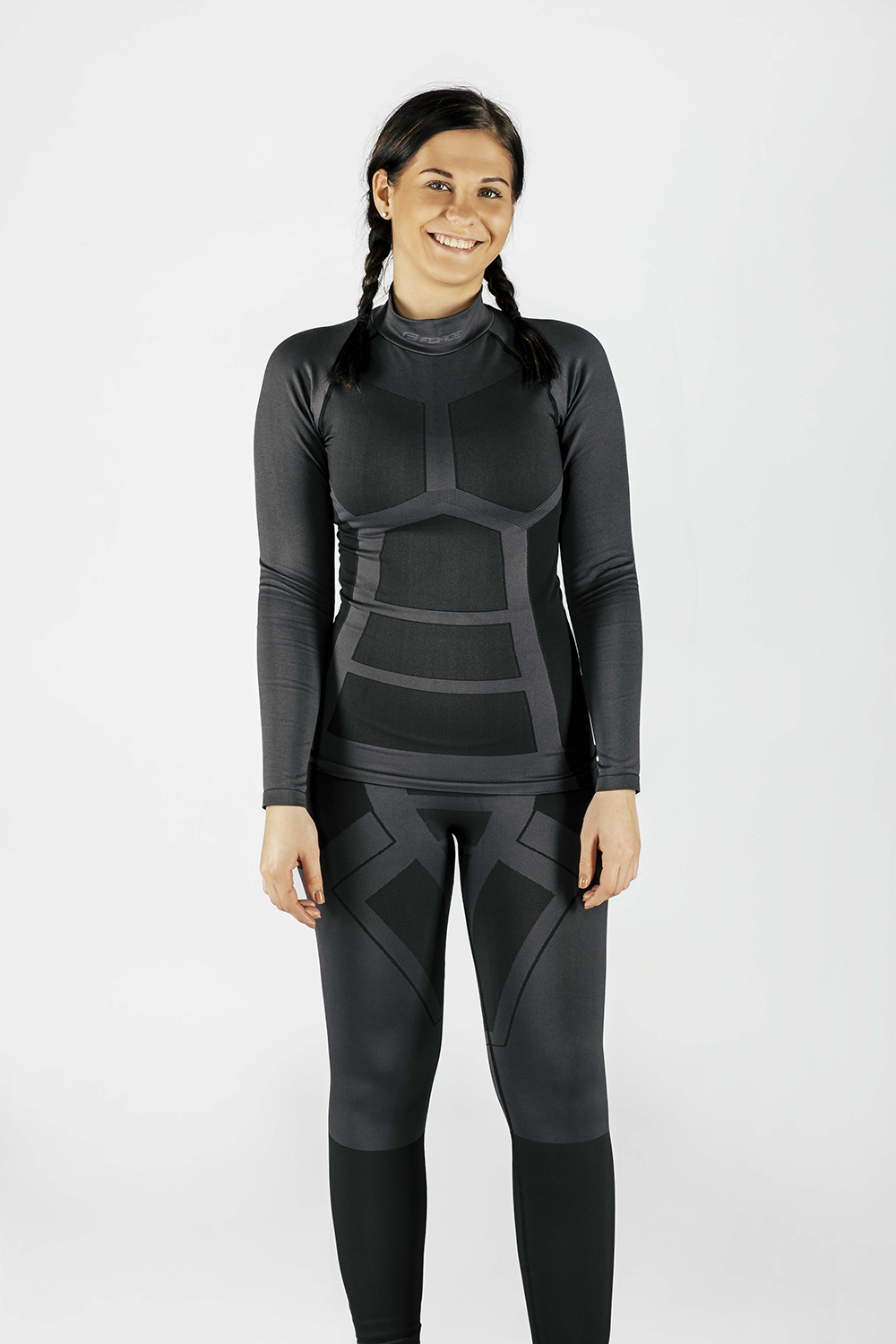 Force Grim Baselayer Lange Underbukser Sort
