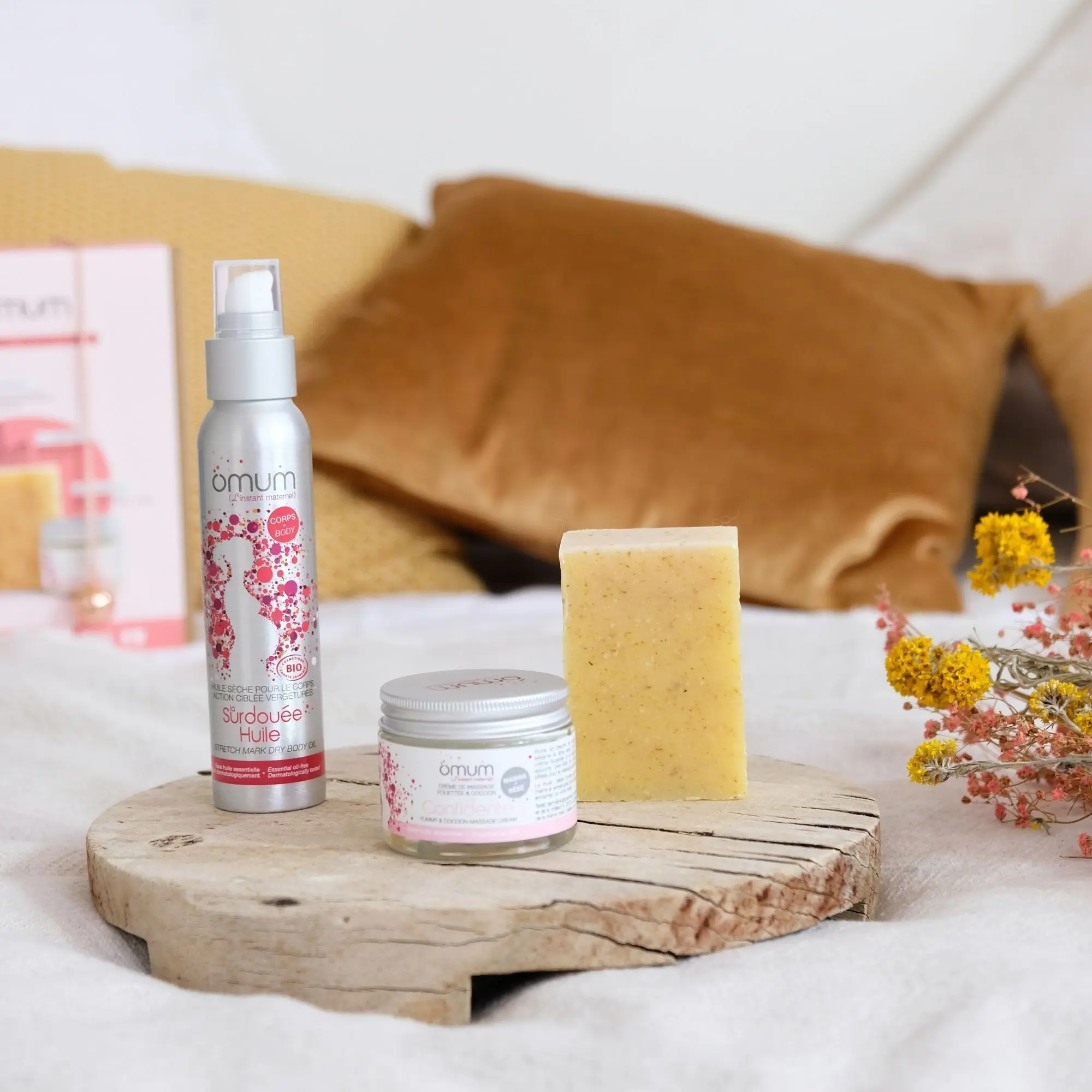 Omum - Coffret Solutions Vergetures Coffret soin corps BIO- Savon