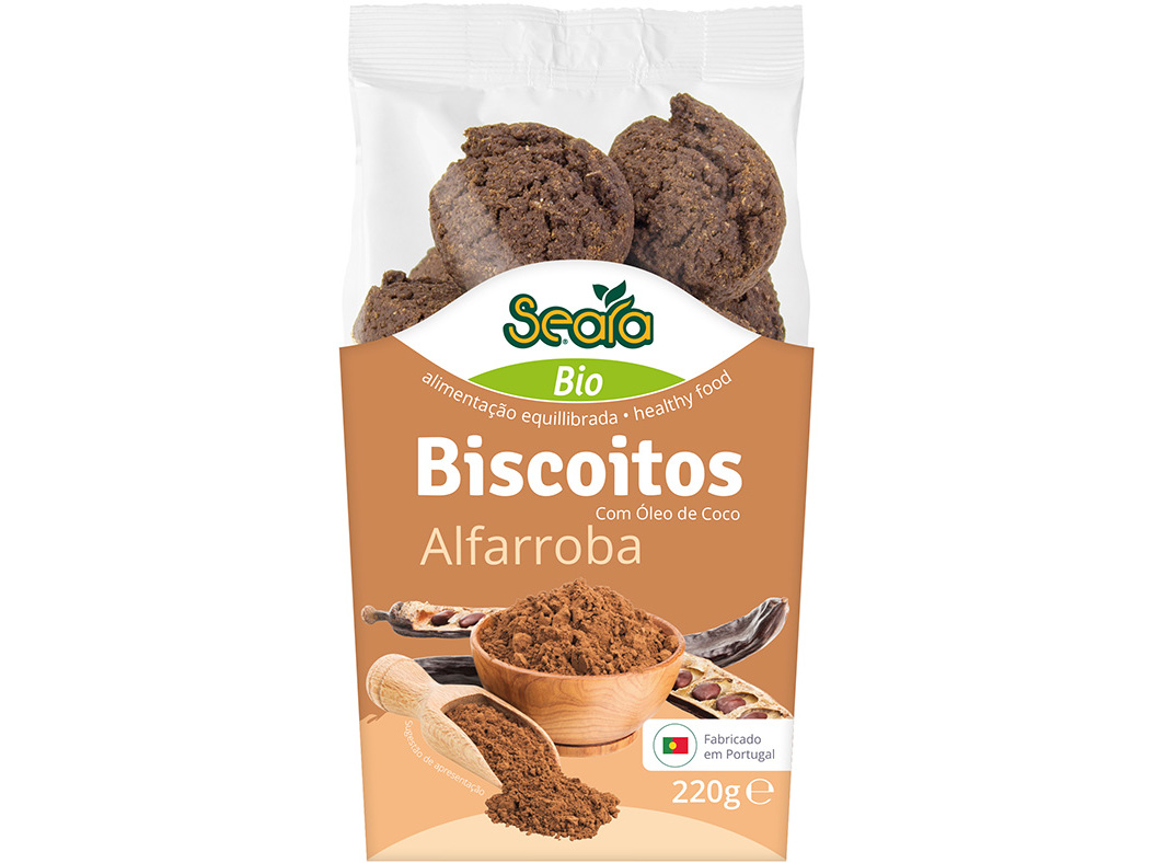BISCOITOS SEARA DE ALFARROBA BIO 220G